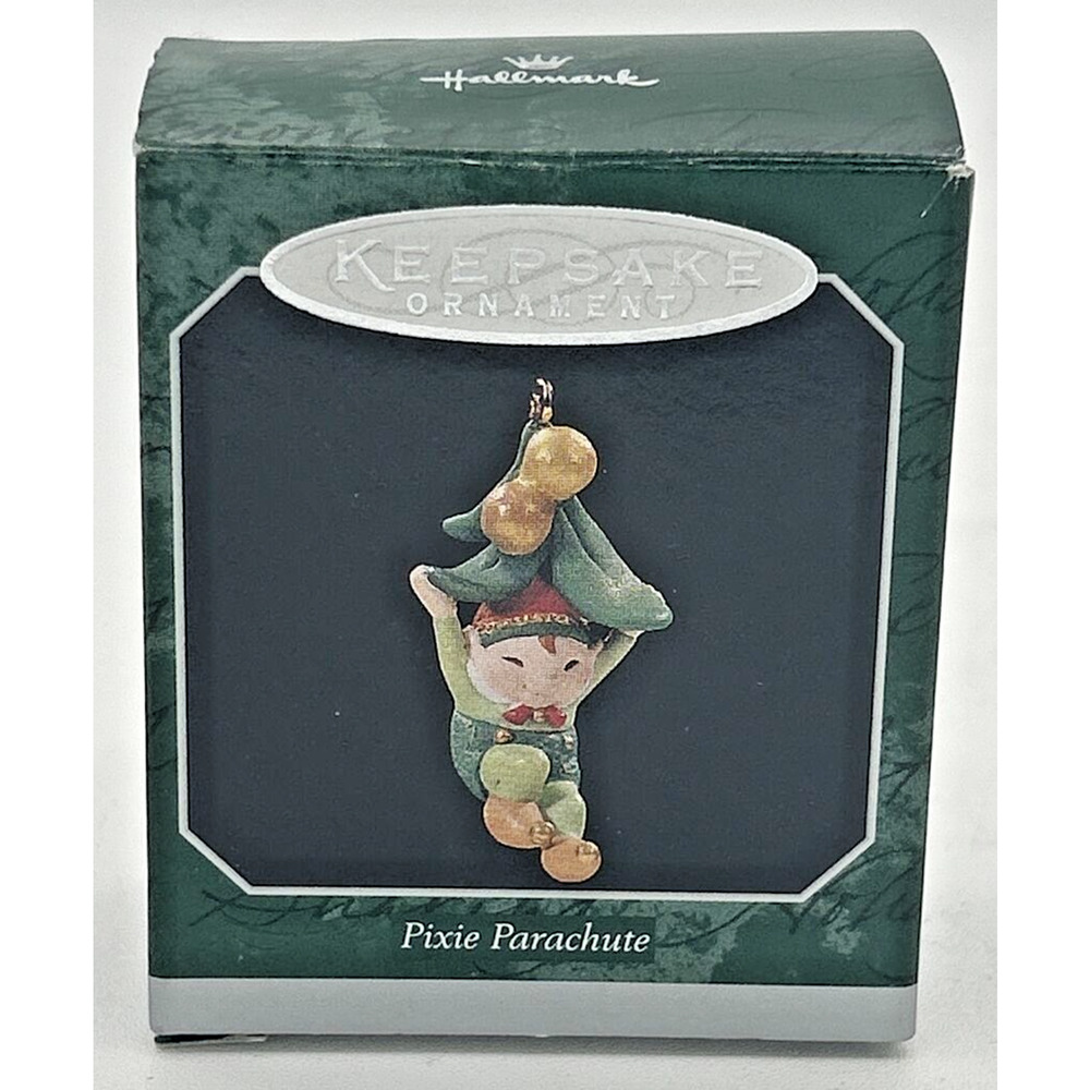 1998 Hallmark Pixie Parachute Keepsake Miniature Ornament SKU U31